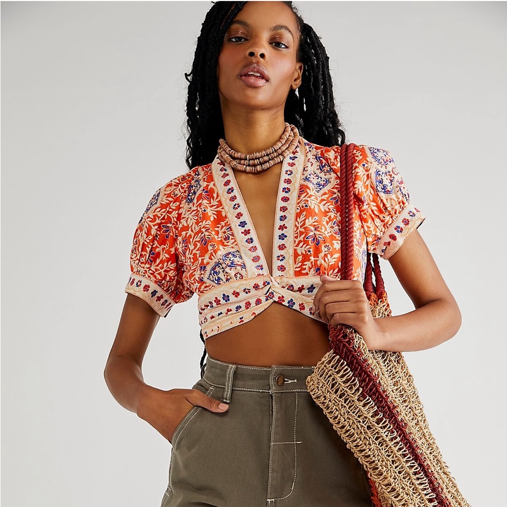 Free People Mack Printed Top